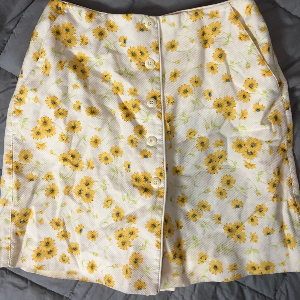 vintage liz claiborne daisy skort